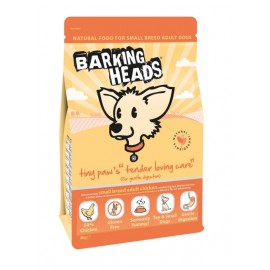 Корм Barking Heads для собак мелких пород с чувствительным пищеварением с курицей и рисом "Нежная забота для мелколапого"